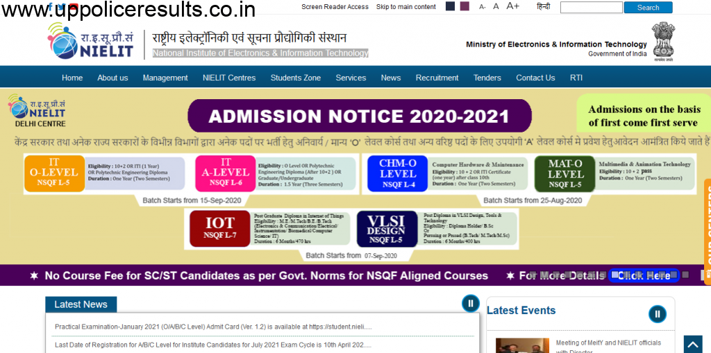 NIELIT Delhi Recruitment 2021 Apply now for 125 Posts Assistant Programmer 'B' ANd Ohter posts