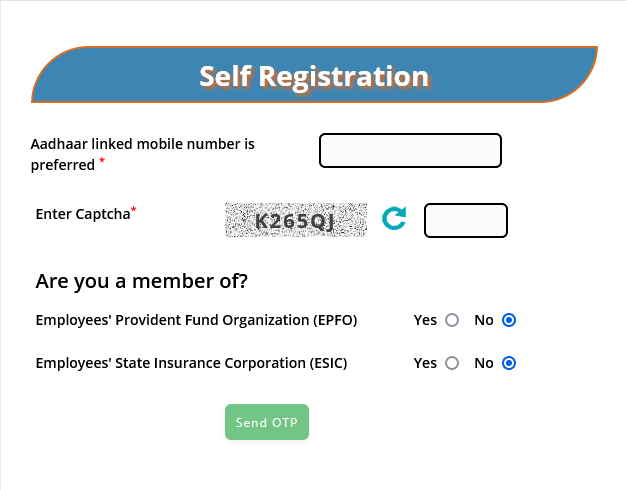 e shram registration