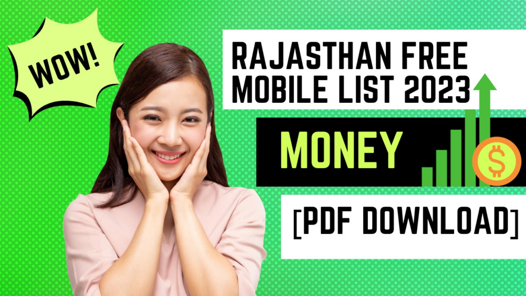 Rajasthan Free Mobile List 2023